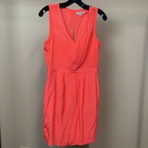 Madewell Women’s Midi Dress Size 4 Coral